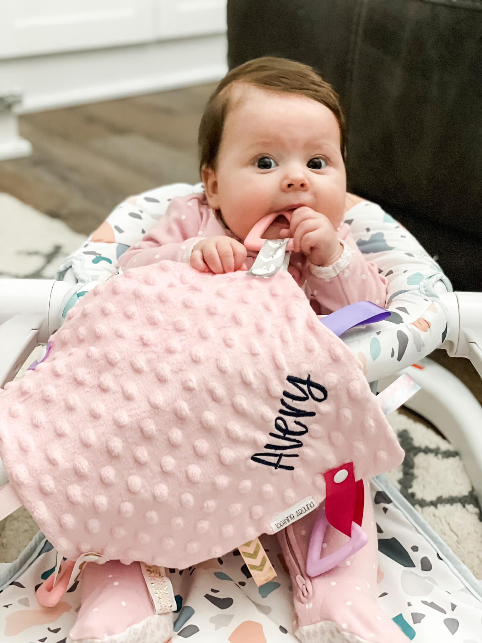 Personalized best sale taggie blanket