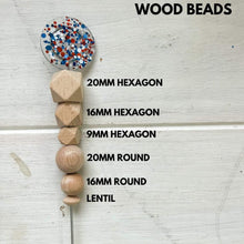 Load image into Gallery viewer, Personalized Wood Bead Shape Products
